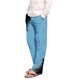 thumbnail image 1 of Pantalones de pijama largos de poliéster para hombre, informales, con estampado a cuadros, holgados y deportivos., 1 of 4
