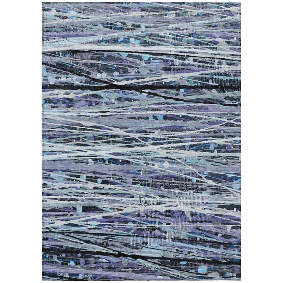 Dalyn Rugs Machine Washable Indoor/Outdoor Chantille ACN2126 Purple 2'6" x 3'10" Rug