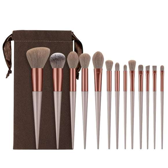 Federra Clearance Brush 13 Brushes Set, Quick Drying Soft Bristles, of Colour Blush Brush Beauty