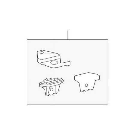 Genuine OE BMW Repair Bracket - 63-11-7-495-132