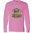 thumbnail image 3 of Inktastic Cats are Just Friends with Fur Cat in Flower Long Sleeve T-Shirt, 3 of 5