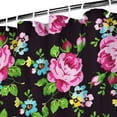 thumbnail image 4 of Waterproof Pioneer Shower Curtain 84x72 Inch Polyester Unique Colorful Floral Shower Curtain for Bathroom Hotel Home Decor with 12 Plastic Hooks, 4 of 5