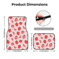 thumbnail image 5 of Naloa Strawberry Car Foot Mat Set of 4 Pieces - Universal Floor Liner Neoprene Full Set Floor Mats for Cars Trucks SUV, 5 of 7