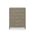 thumbnail image 4 of Child Craft Kieran 39" Interlocking 5-Drawer Chest for Nursery or Bedroom, Anti-Tip Kit, Herringbone Design, Crescent Gray, 4 of 9