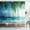 4, variant on Tropical Rainforest Shower Curtains Jungle Green Forest Trees Plants Waterfall Landscape Nature Scenery Bathroom Decor Set