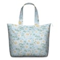 thumbnail image 1 of Sac de Cabine avec Oeuvre de Marguerite Ensoleillée, Sac Polochon Rétro à Motif Floral, Léger, Multiples Poches, pour Femmes, 1 of 5