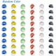 thumbnail image 2 of 100 Pieces Traditional Assorted Colorful Classic Retro Glass Marbles Cats Eye Marbles Classic Game Toys, 2 of 5