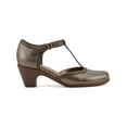 thumbnail image 2 of Easy Spirit Womens Cara Padded Insole Slip On T-Strap Heels, 2 of 3