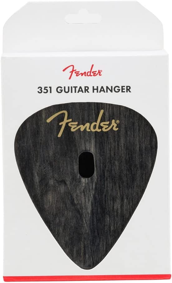 Genuine Fender 351 Guitar Wall Hanger with Wooden Base in Black #0991803023