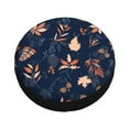 thumbnail image 3 of Easygdp Autumn Leaves With Blue Wheel Sun Guard, Spare Tire Cover,Universal Trailer Suv Truck Camper Travel,Easy To Install And Remove -15 Inch, 3 of 9
