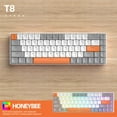 thumbnail image 1 of TIMIFIS Keyboard Computer Desktop Gaming Keyboard 68 Key Mechanical Keyboard Type-C Wired RGB LED Backlit Blue Axis Gaming Mech Keyboard Gift, 1 of 6