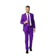 OppoSuits Mens Purple Prince Solid Color Suit
