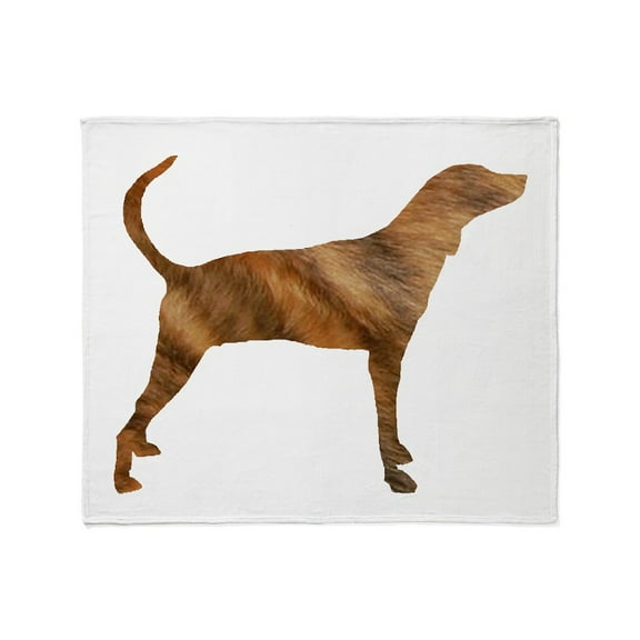 CafePress - Plott Hound Color Silhouette Plush Fleece Throw Bl - Soft Fleece Throw Blanket, 50"x60" for All Ages