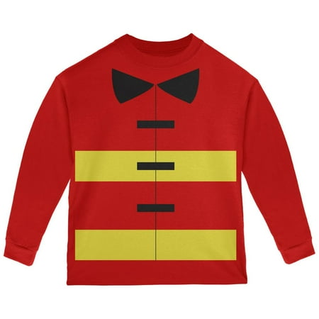 

Halloween Fireman Costume Red Toddler Long Sleeve T-Shirt - 4T
