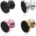 thumbnail image 5 of 2-Pack 360 Degree Magnetic Car Mount Dashboard Holder for Cell Phone Universal Metal and Soft Rubber Strong 3M Adhesive (Rose Gold), 5 of 5