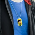 thumbnail image 3 of Teen Titans Go! Robin Military Dog Tag Pendant Necklace with Chain, 3 of 5