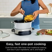 Ninja 10-in-1 Everyday PossibleCooker 6.5 Qt Multi-Cooker, Slow Cook, Dutch Oven, Rice Cooker, MC1100 White