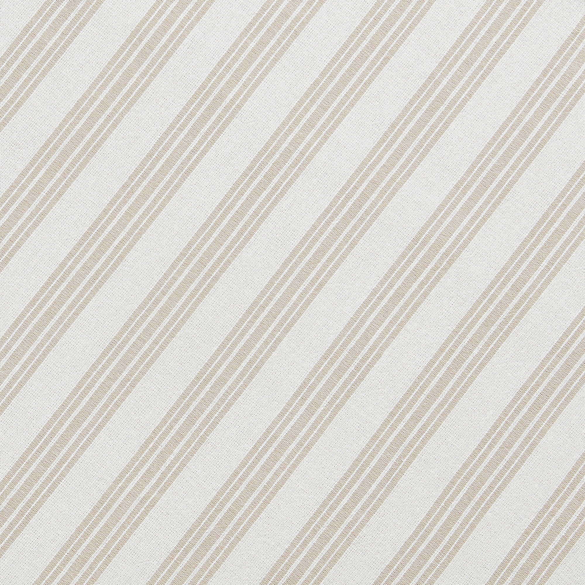 HOMETRENDS 3-Piece Taupe Stripe Duvet Cover Set, Double/Queen, 100% Cotton