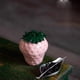 thumbnail image 4 of Toystoory Tarro de cerámica práctico para almacenar adornos de frutas, ideal para plantas hidropónicas y porta bolígrafos. Cocina y Comedor rosa, 4 of 6