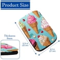 thumbnail image 4 of Ice Cream 12.5x8.2 Inch Soft Comfortable Furry Printed Car Armrest Pad Cover Mat Accessories, 4 of 6
