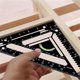 thumbnail image 5 of 4Pcs Innovative Rafter Square Tool, Rafter Square Tool,Rafter Square,High Precision Triangle Ruler with Jig Block, 5 of 5