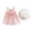 Pink, variant on MEZZALL Baby Girl Tutu Dress Sundress Summer Sleeveless Backless Princess Birthday Party Dress Sundress Floral Bow Dress Sundress With Straw Hat Set, Pink, 4-5 Years