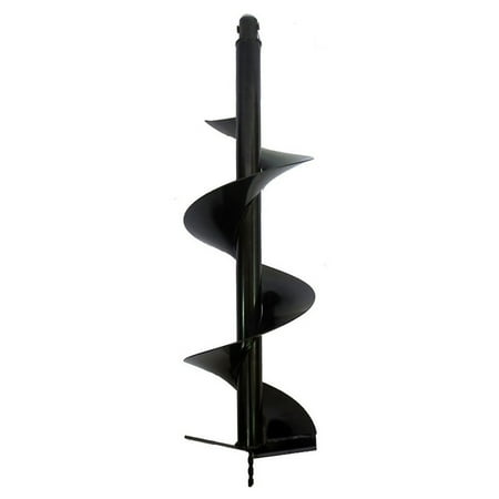XtremepowerUS 10  Post Hole Digger Replacement Auger Bits Dig Earth Grass Plant Hole Planting  Black