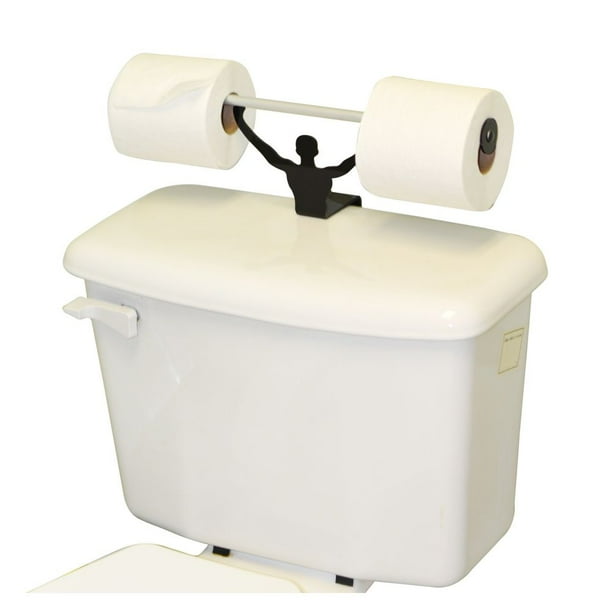 Strong Man Funny Weightlifter Bathroom Toilet Paper Holder