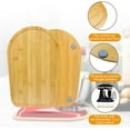 thumbnail image 3 of Bamboo Mixer Slider Mat for Tilt Head Kitchen Aid 4.5-5 Qt Stand Mixer, Appliance Sliding Mat for Kitchenaid Artisan 4.5-5 Qt, Kitchen Countertop Storage Accessories Mixer Moving Tray Attachments, 3 of 7