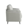 thumbnail image 4 of Studio Living Brooklyn Modern 2-Seater Loveseat, Light Gray Woven Fabric, 4 of 7