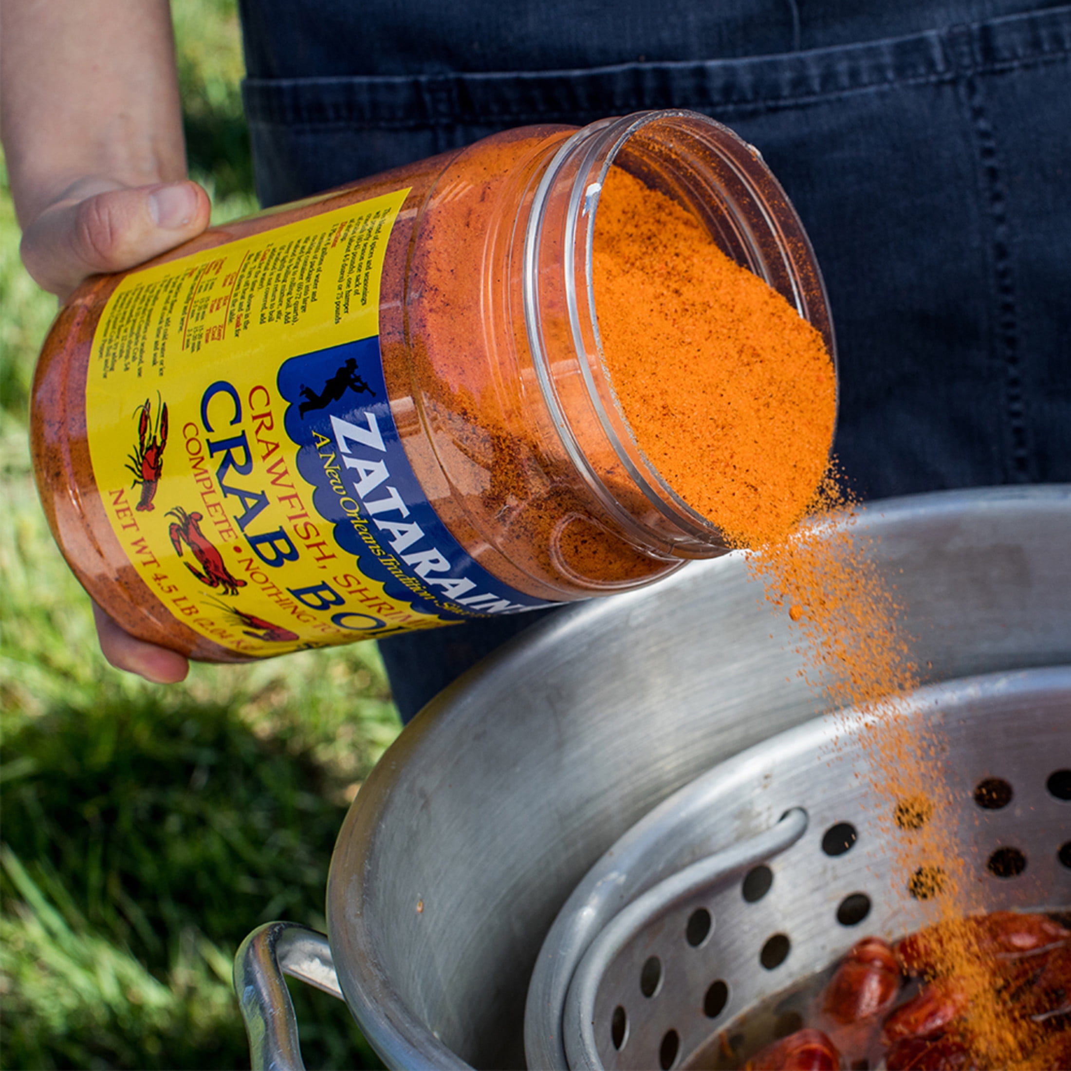 Zatarain's Kosher Crawfish, Shrimp & Crab Boil, 4.5 lb Jar