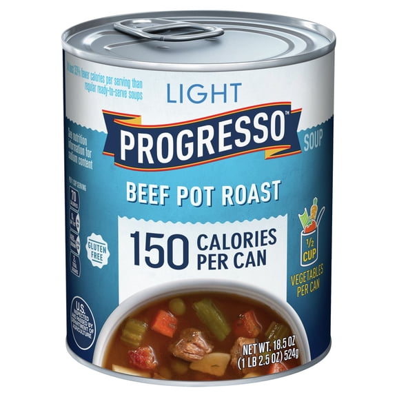 2 Pack - Progresso Light Soup Beef Pot Roasted 18.5 oz Package May Vary