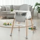thumbnail image 2 of Bebbly Silla Alta para Bebé con Patas de Madera Antiderrapante Asiento Ergonómico con Charola y Arnés de Seguridad Ideal para Comer o Jugar Niños y Niñas desde 6 Meses Moderna y Fácil de Limpiar, 2 of 8
