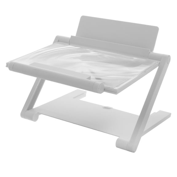 Homoyoyo Foldable Phone Screen Magnifier with Adjustable Height Clear Viewing Lens White for