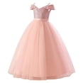 thumbnail image 2 of EnJoCho Toddler Girls Pumpkin Cat Halloween Dress, Short Sleeve Tulle Princess Dress with Bowknot for Holiday Par𝗍y, 2 of 8