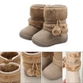 thumbnail image 2 of 1 par de botas de nieve para bebé, zapatos de bebé para primeros pasos de invierno, 2 of 6
