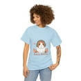 thumbnail image 3 of Guinea Grooves Unisex Heavy Cotton Tee Cute Pig Wearing Headphones Tshirt, 3 of 12