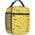 thumbnail image 2 of Speed Racer Insulated Lunch Bag, Lunch Box for Office Travel, Lunch Bag for Men and Women, 2 of 6