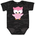 thumbnail image 3 of Inktastic Cute Pink Spring Owl Girls Baby Bodysuit, 3 of 5