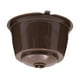 thumbnail image 4 of Filtros de café reutilizables recargables compatibles con máquinas (1 unidad, 4 colores opcionales) marrón, 4 of 9