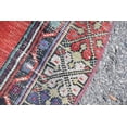 thumbnail image 6 of Vintage Rug, Small Rug, Turkish Rug, Round Rug, Home Decor Carpet, 37x40 inches Red Rug, Wool Entry Rugs, Office Rug, Little Rug, 10016, 6 of 10