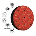 thumbnail image 4 of Sikiie German Shepherd Dog PVC Leather Spare Tire Wheel Cover Spare Tire Cover, for Car Truck SUV Camper Trailer Universal Fit(14-17in)-17 inch, 4 of 6