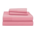 thumbnail image 7 of The Great American Store- 1800 Series Brushed Microfiber Attached Waterbed Sheet Set WITH POLE INSERT 22 Inch Deep Pocket Queen Size - Wrinkle, Fade & Stain Resistant, Solid Pink, 7 of 7