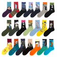 thumbnail image 5 of TELOLY 1Pairs Boot Socks,Elastic Fit No Show Socks Men,Secure Support Men'S Socks,One Size,Style12, 5 of 7