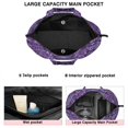 thumbnail image 3 of Purple Paisley Pattern Travel Tote Bags for Women Carry On,Large Weekender Bags for Women Travel,Multi Functional Duffle Bag for Work,Shopping,Sports, 3 of 5