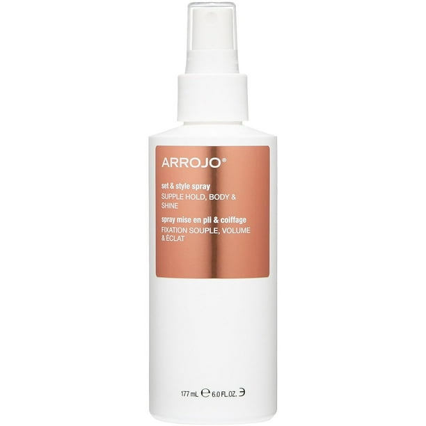 ARROJO Set & Style Spray para el cabello - Spray para secar el cabello para crear fijación de brillo corporal - Spray para brillo del cabello para secado con secador - Ajuste del cabello - Productos p