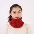 thumbnail image 3 of Reusable Scarf Women Winter Scarf Thick Knitted Warm Solid Color Windproof Elastic Anti-shrink Soft Lightweight Washable Neck Protection Heat, 3 of 8