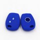 thumbnail image 1 of Funda de silicona azul para llave de coche CV4350 compatible con Renault Dacia 2 botones, 1 of 5