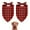 Red Black Plaid, variant on Dog Bandana 2 Pack,Red Black Plaid Checkered Pattern Bandanas for Dogs,Cat Bandana,Small/ Large Dog Bandana 2 Size,Dog Bandanas