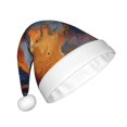 thumbnail image 2 of Balery Cosmic Dog Starry Night Pattern Santa Hat Christmas Hat Funny Christmas Hat Christmas Knitted Beanie Hat For Men Women Adult, 2 of 6